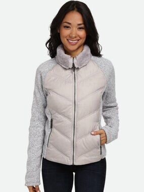 Marmot Platinum Zip Front Cozy Thea Down Jacket in Women's X-Large